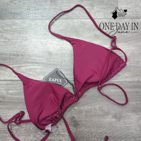 Zaful Triangle Bikini Top Size L - Picture 3 of 3